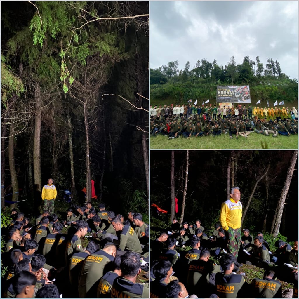 Pembekalan malam diklat sar kokam kendal